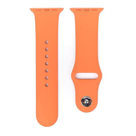 hermes orange silicone|apple watch Hermes rubber band.